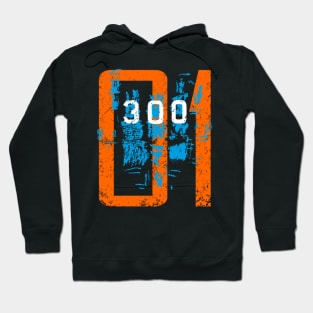 300 No. 1  Causal Number Design Hoodie